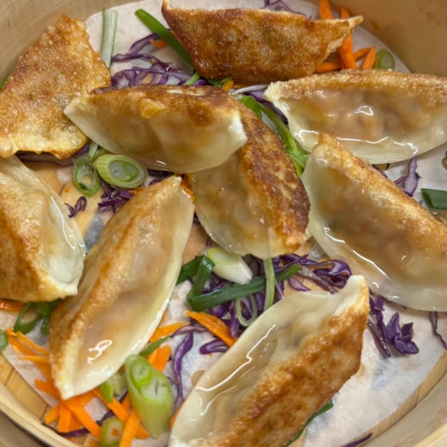 Kung Pao Chicken Gyoza.