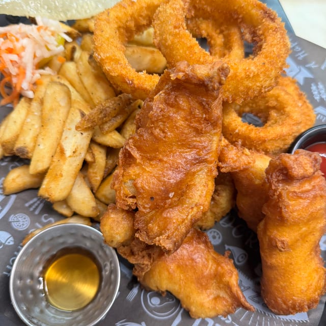 Fish and Chips.